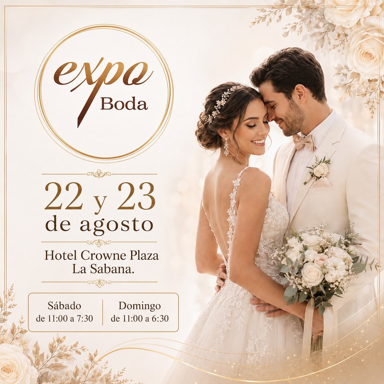 Expoboda 22 y 23 de Agosto